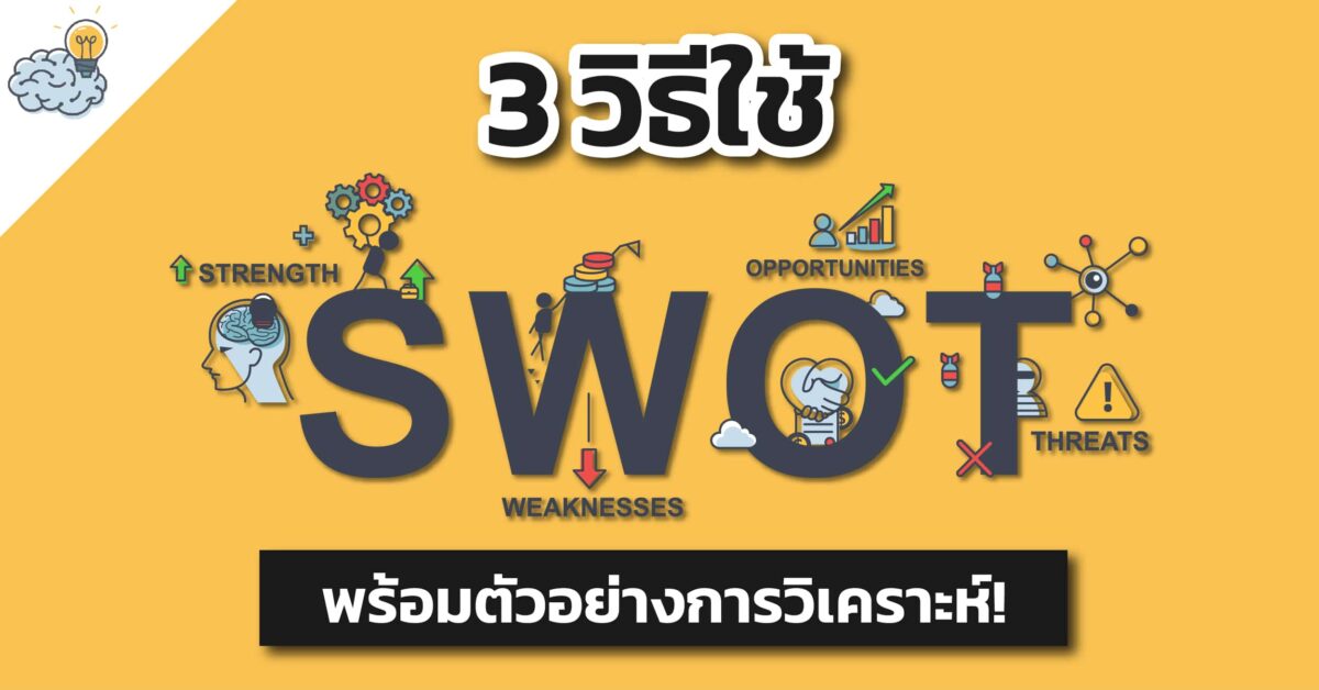 SWOT Analysis คืออะไร วิธีใช้ให้ได้ผล (พร้อมตัวอย่างการวิเคราะห์)