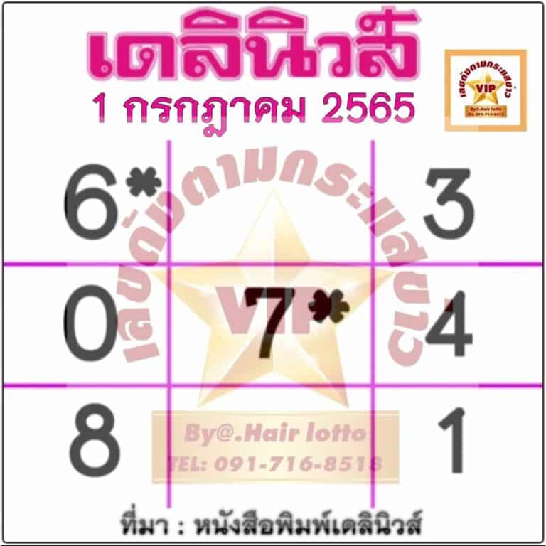 เลขเด็ดหวยเดลินิวส์